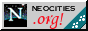 neocities netscape-style asteroid button